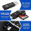 USB 3.0 Card Reader, SD Card Reader External Memory Card Adapter High-speed SD Card Reader 2-in-1 Supports SD/TF/SDHC/SDXC/MMC 5