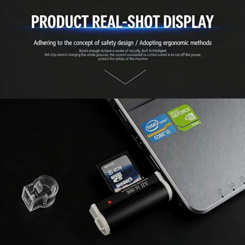 USB SD Card Reader for PC, Micro SD Card to USB Adapter, Card Reader for Camera Memory Card Reader 2