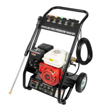 7.5HP Gasoline Powered High Pressure Cleaning Machine 4-Stroke with 5 Different Nozzles for Cleaning