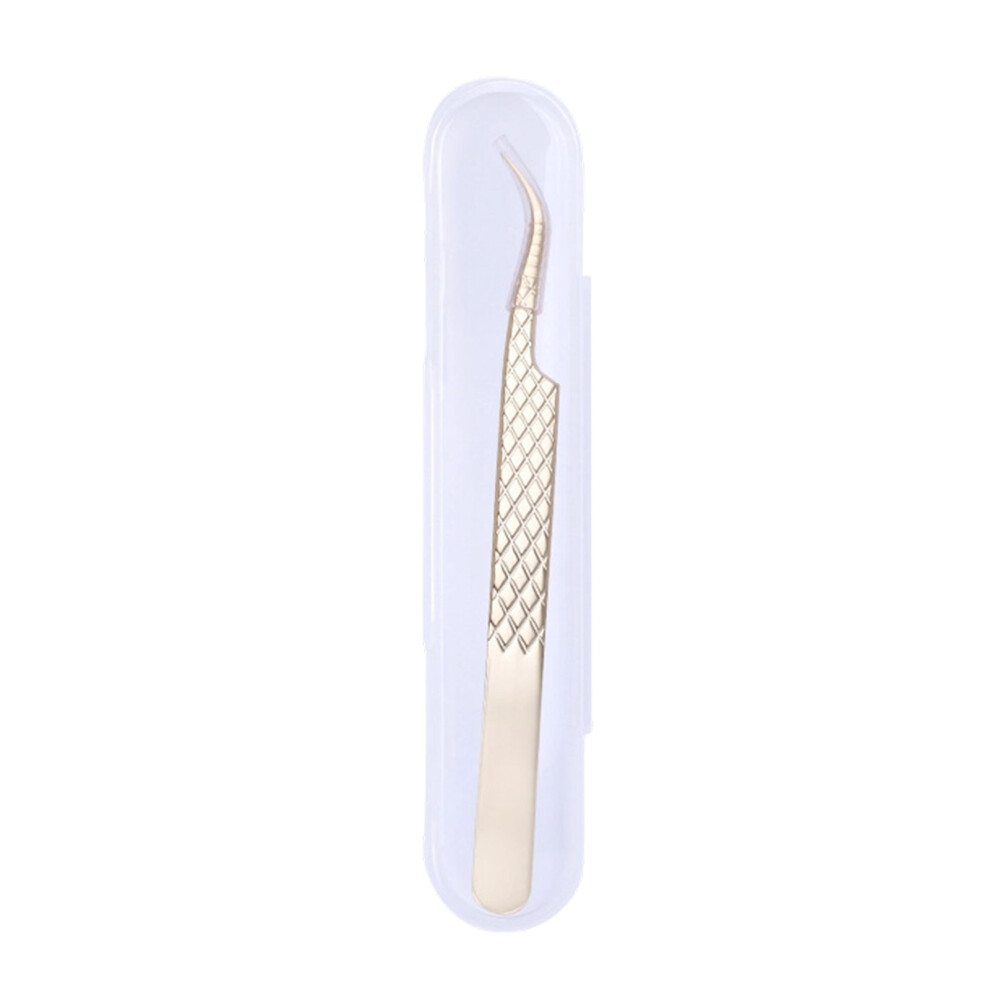 Stainless Steel Eyelash Tweezers Lightweighted Offering- clip
