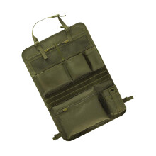 Car Seat Organiser Multiple Compartments Oxford-Army Green