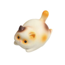 Handmade Cartoon Cats Rocking Figurines Resin Desk-calico cat