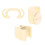 Prevent Loss lipsticks Rings Holder Plastic lipsticks-eige 1
