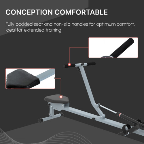 Rowing Machine Cardio Rower, Home Gym Body Toner 2