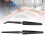 2er Pack Reverse Pinzetten Schwarz Edelstahl-Silikon 5