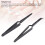 2er Pack Reverse Pinzetten Schwarz Edelstahl-Silikon 7
