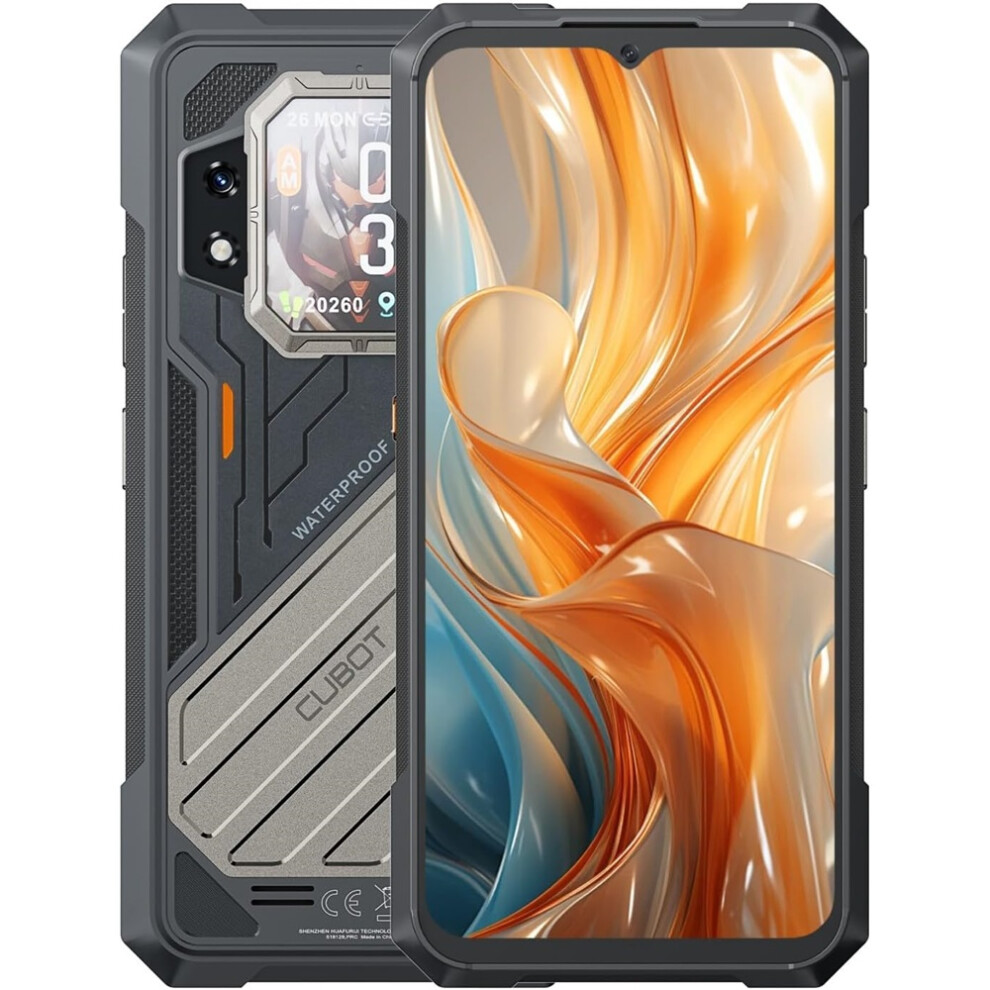 (12 Gb, ) Cubot Kingkong X Pro 5G Smartphone With 6.72 Inch Fhd, 12Gb Ram, 256Gb Rom,10200Mah Battery, Android 14, Black 4027021856818