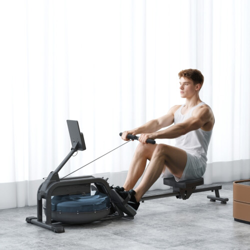 WaterRower,w/Wheels,Vertical,AdjResStrength/Cardio 2