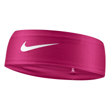 Nike Dri FIT Fury Classic Headband Vivid Pink / White / (White)