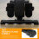 Magnetic Rower, 8-Level Quiet Resistance, LCD 6