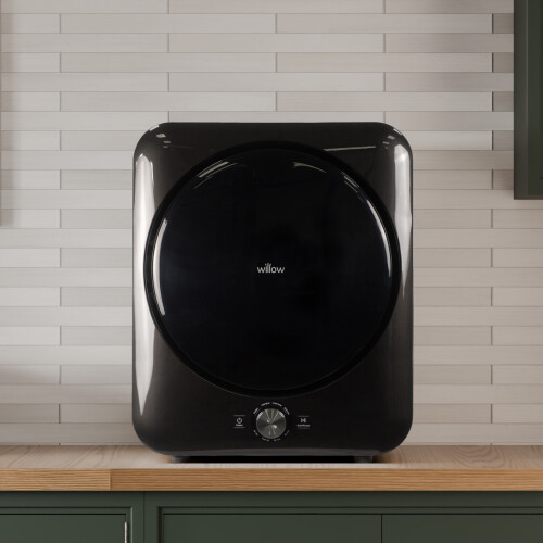 Willow Appliances Black 3kg Compact Vented Dryer