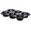 Gr8 Home Black 8pc Stackable Non-Stick Bakeware Oven Set 7
