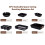 Gr8 Home Black 8pc Stackable Non-Stick Bakeware Oven Set 11
