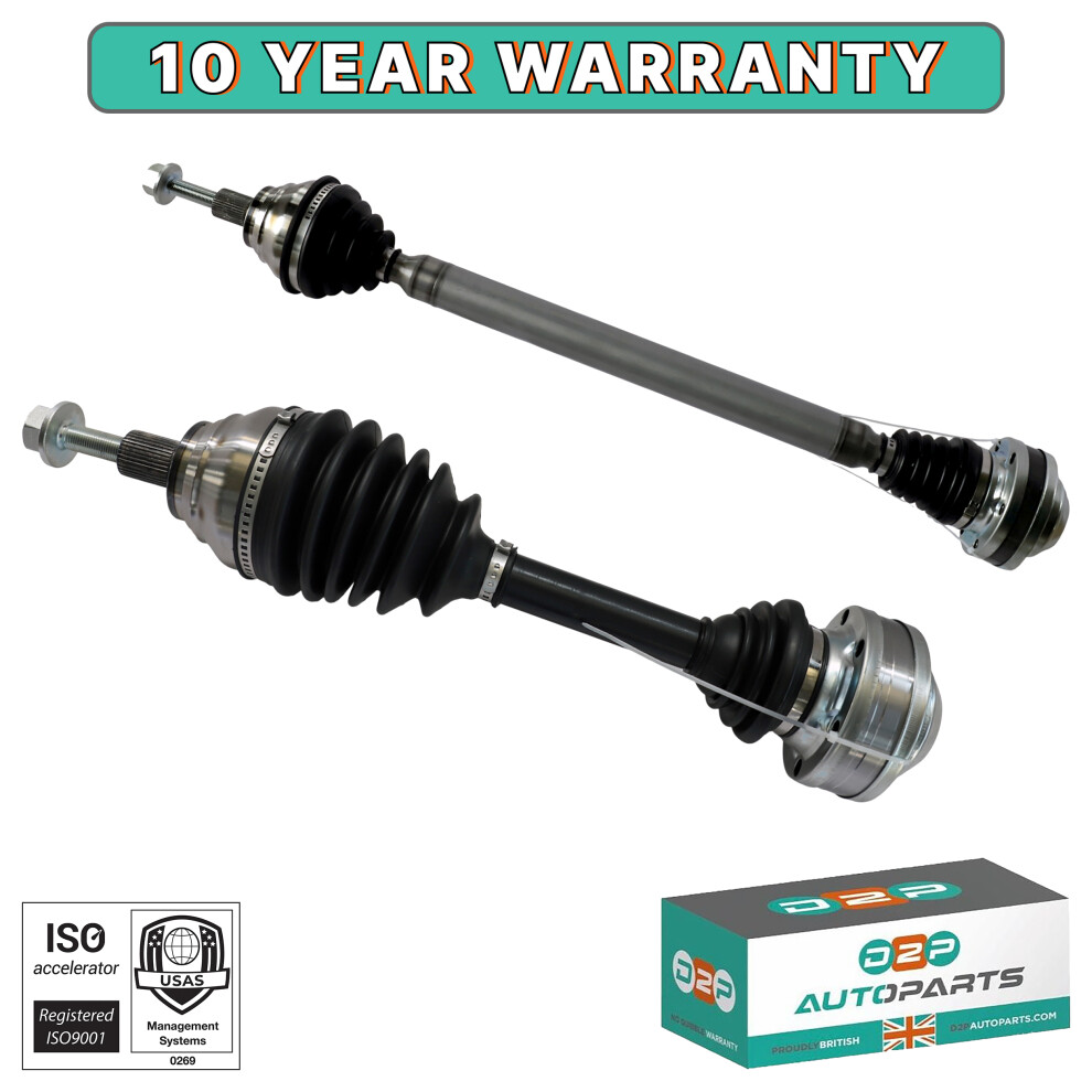 Front Driveshafts Pair For Skoda Octavia Mk2 (1Z), Superb Mk2 (3T), Yeti (5L) 5056167498315