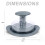 Non Stick Burger Press Round Burger Smasher, Hamburger Patty Maker for BBQ 8