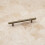(128mm Handle) Antique Brushed Dark Brass Slimline T-Bar Cabinet Handle 3