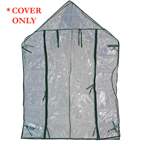 Replacement 8 Shelf PVC Cover For Walk In Greenhouse