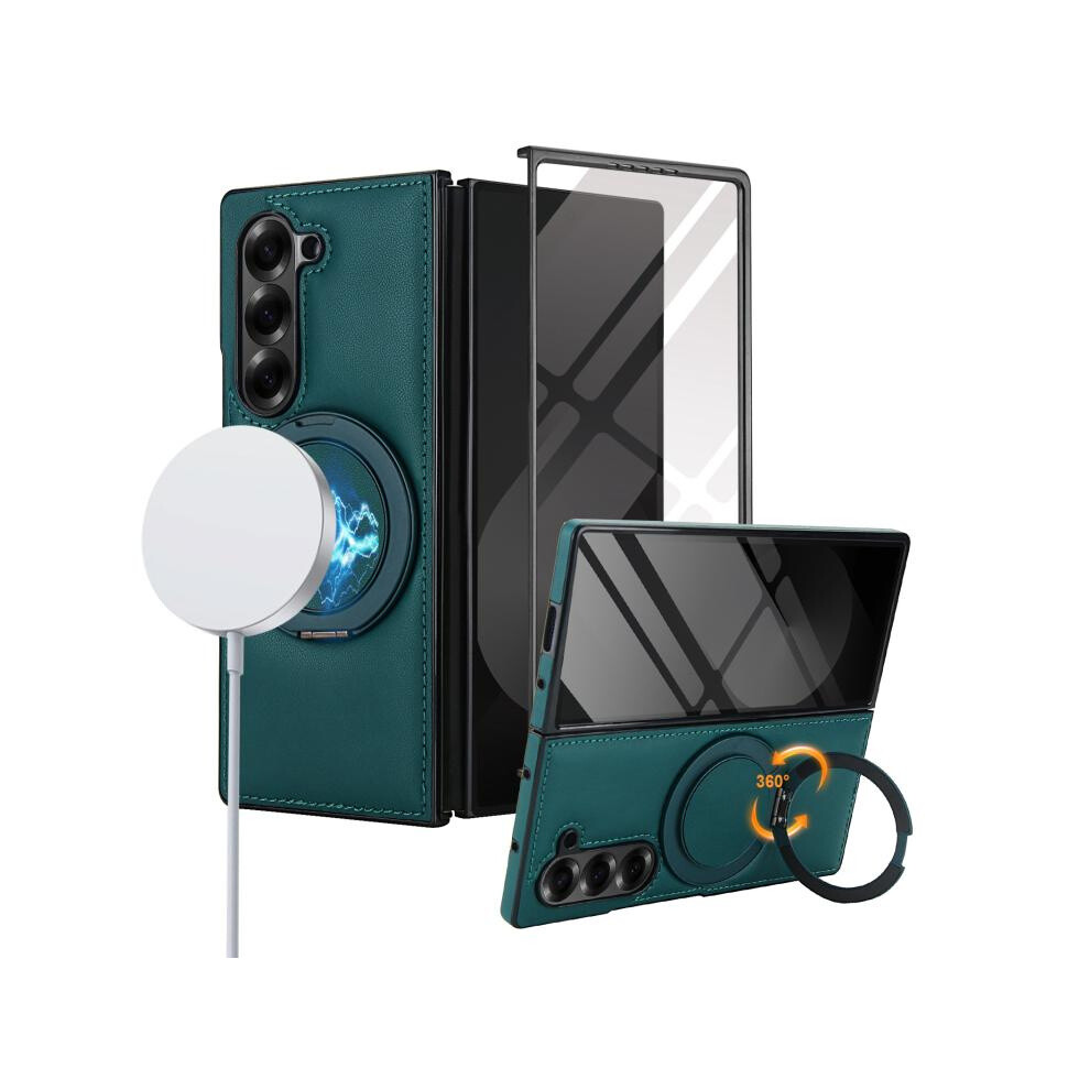 Magsafe Magnetic Case Compatible Gift Samsung Galaxy Z Fold5 (Green):For Samsung Galaxy Z Fold5 Green 3403292163601