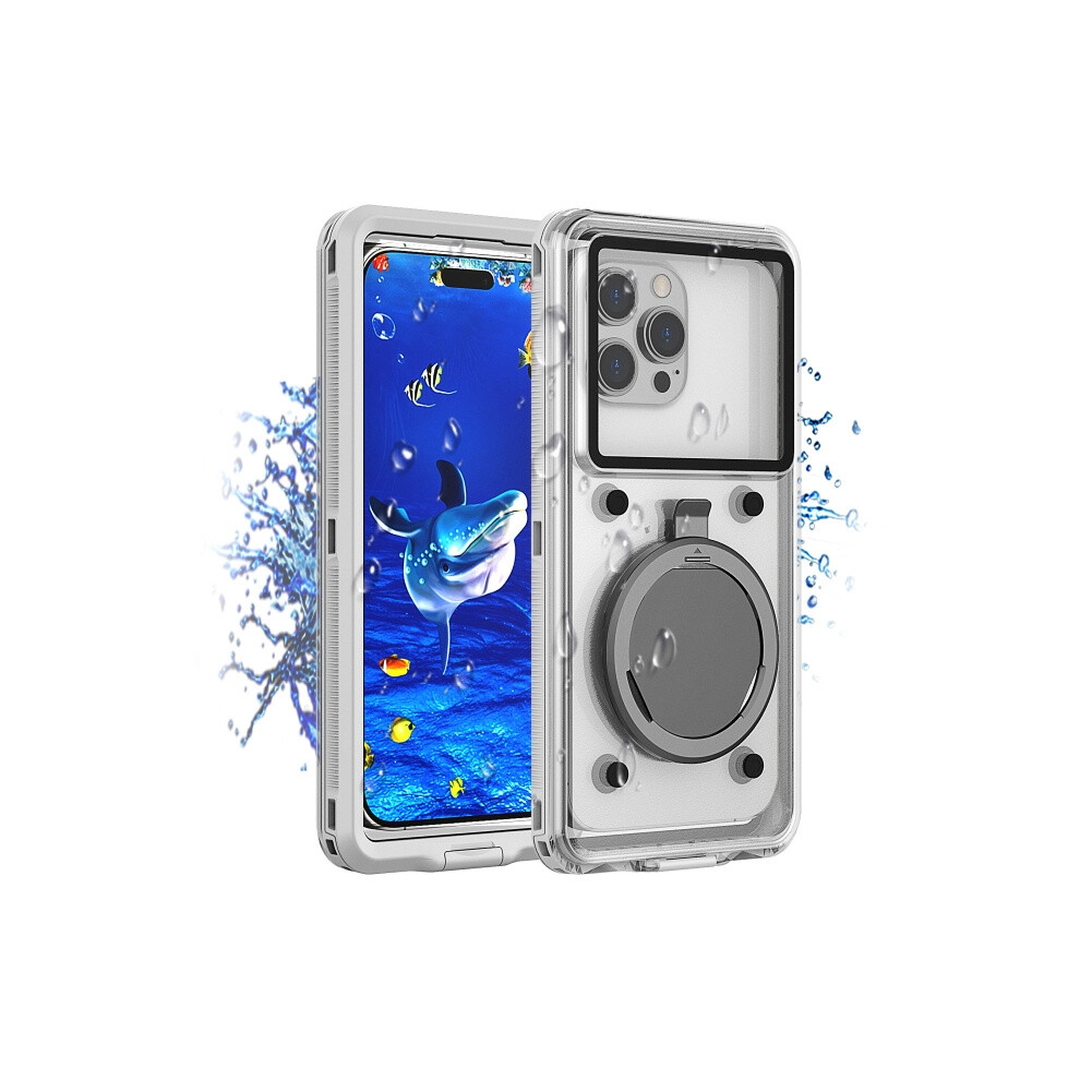 33Ft 10M Diving Ip68 Waterproof Phone Case Compatible Gift Phones Under 6.6 Inches (White) White 5207287341122
