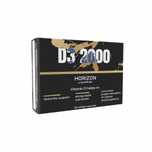 Witamina D3 2000 IU Horizon 60 tabletek odporność kości zęby