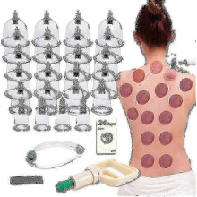 Cupping Therapy Sets 24 Cups Cupping Set With Pump Vacuum Suction Cups For Body Cellulite Cupping Massage Back Pain
New Vacuum 1138