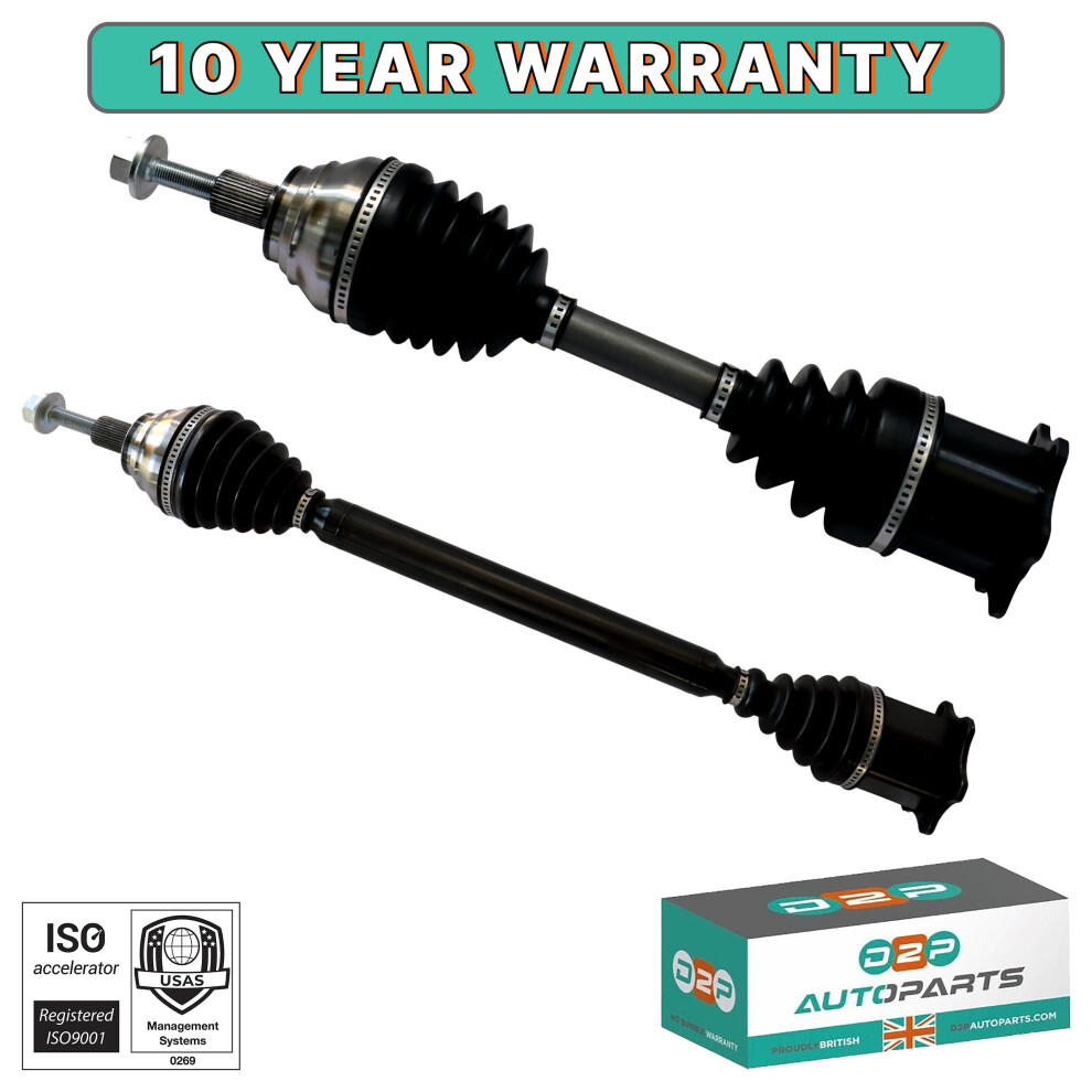 Front Left & Right Drive Shafts For Seat Altea (5P), Leon (1P), Toledo Mk3 (5P) 5056167498322