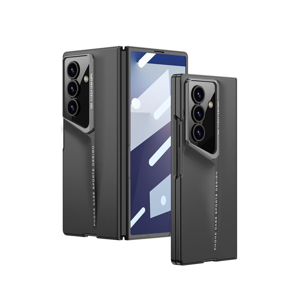 Compatible Gift Samsung Galaxy Z Fold7 5G Gkk Integrated Blade Ultra-Thin Full Coverage Phone Case(Black):For Samsung Galaxy Z Fold7 5G Black 8273334366841