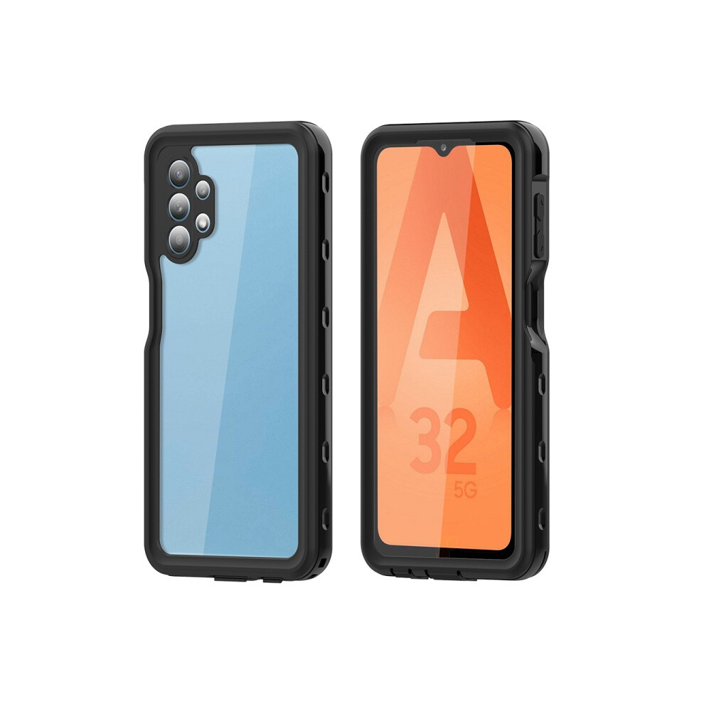 Compatible Gift Samsung Galaxy A32 5G Redpepper Shockproof Waterproof Pc + Tpu Protective Case(Black):For Samsung Galaxy A32 5G Black 8033142346905