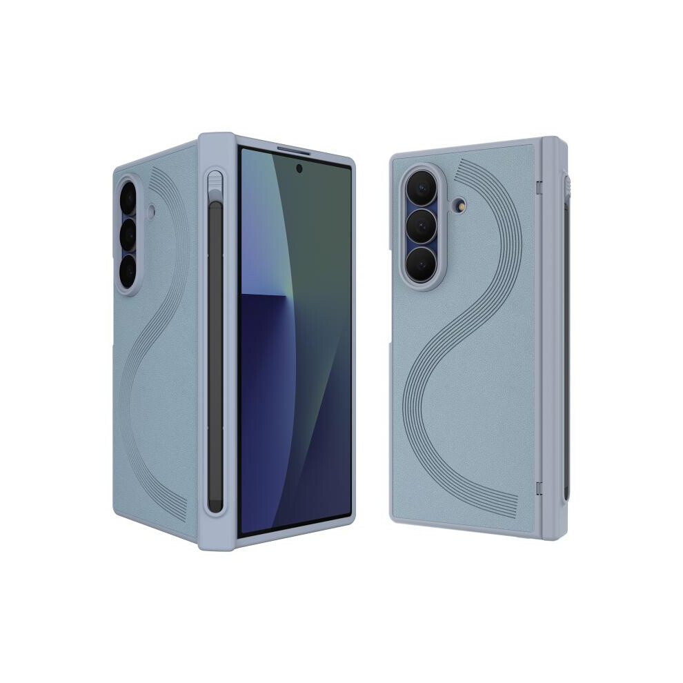 Vietao Coolbo Series Privacy Tempered Glass Screen Protector All-In-One Full-Coverage Phone Case Compatible Gift Samsung Galaxy Z Fold6 5G (Gray):For Gray 5083585347260