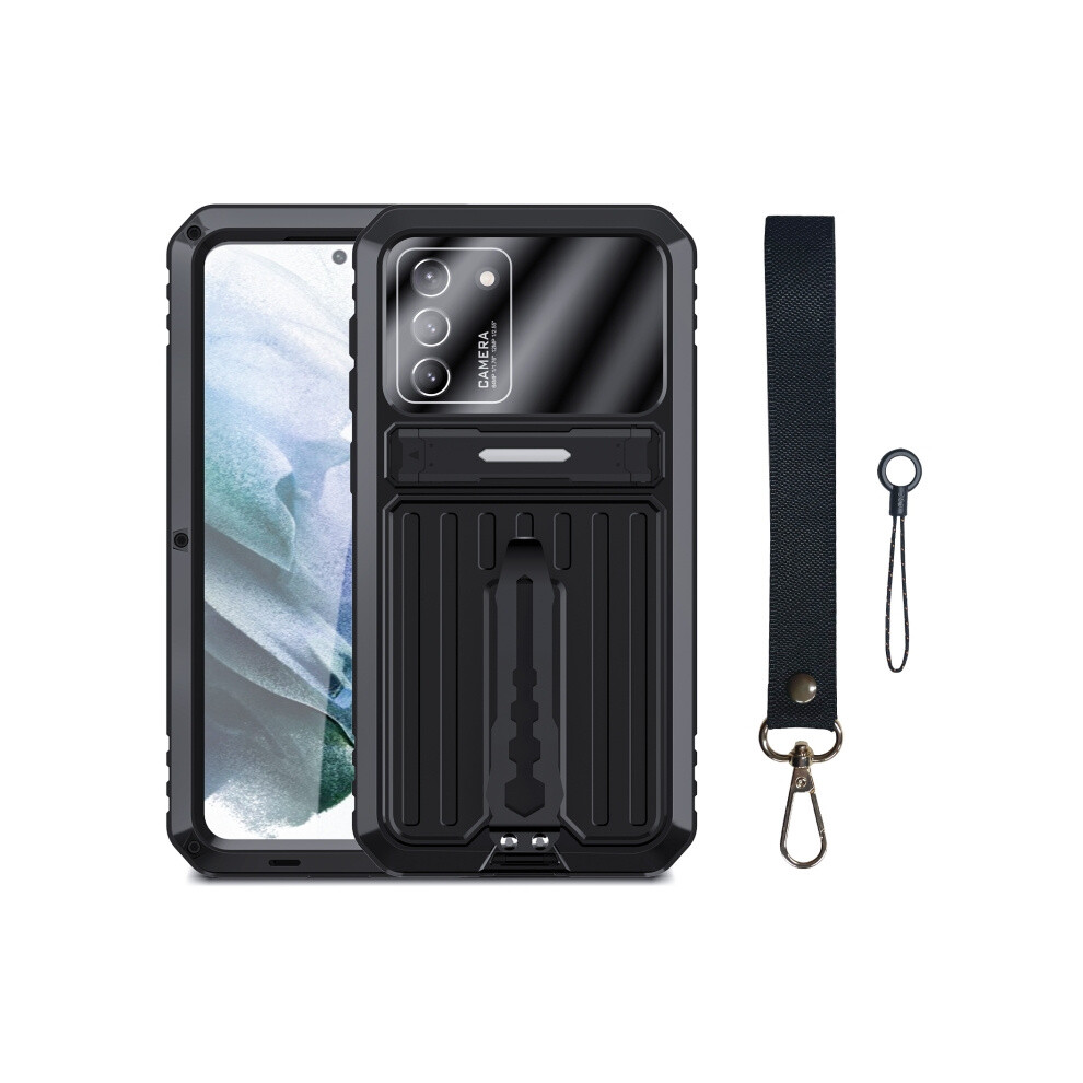 Compatible Gift Samsung Galaxy S21 5G Armor Shockproof Splash-Proof Dust-Proof Phone Case With Holder(Black):For Samsung Galaxy S21 5G Black 7682067334255