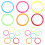 18Pcs Resin Kids Bangle Bracelets Assorted Colors for Play and Parties 1