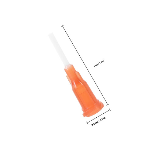 50 Pcs Tip For Dispenser Liquid Dispenser Needle 3x0.6cm 1