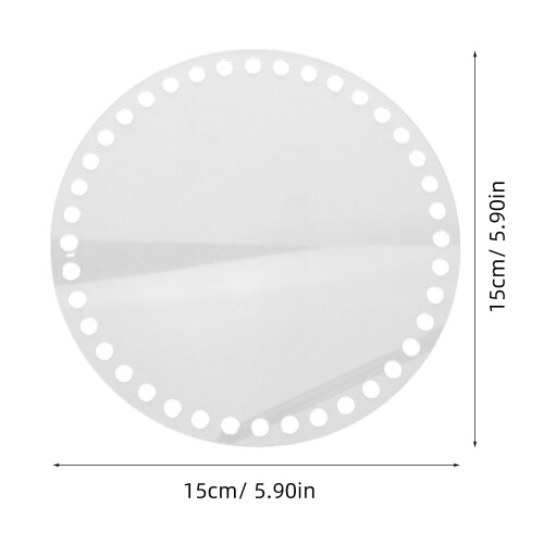 10Pièces Base De Couture Transparente En Pour Sacs DIY 1