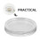 200Pcs Clear Acrylic Coin Storage Box Coin Protector Case for Display 4