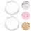 200Pcs Clear Acrylic Coin Storage Box Coin Protector Case for Display 7