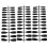 72Pcs Fancy Black False Nails Durable ABS Material Long Fake Nails 1