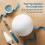 2Pcs White Polystyrene Round Foam Balls for DIY Cake Decorating Models 5