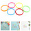18Pcs Resin Kids Bangle Bracelets Assorted Colors for Play and Parties 10
