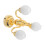 Golden Mini Dollhouse Ceiling Light for 1:12 Scale Decoration 1