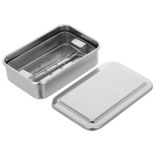 Lab-Grade Stainless Steel Sterilization Box with Integrated Hinge