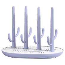 Shelf Baby Bottle Drying Rack Drain Rack Detachable Bottle Rack, Purple