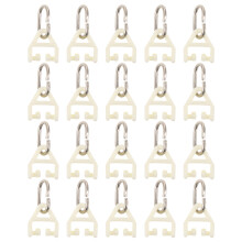 100St Beige Kunststof Schuifgordijnrails Accessoires Met Veilige Grip