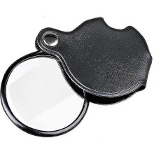Mini Pocket Magnifying Glass 20x Foldable Handheld Jewelry Blinds with Metal Protection