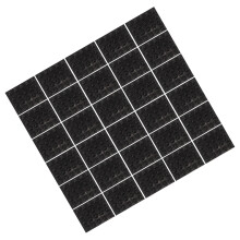 100Pièces Autocollants Braille Silicone Noir Pour Aveugles Tactiles