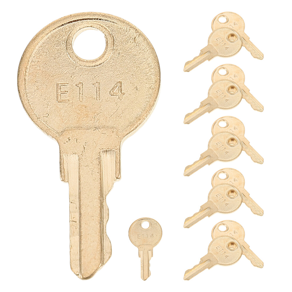 12Pcs Compact Golden Iron Dispenser Keys For Toilet Paper And Soap Use 3761704913221
