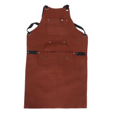 Fireproof Welding Apron for Men with Comfortable Cross Back Strap
