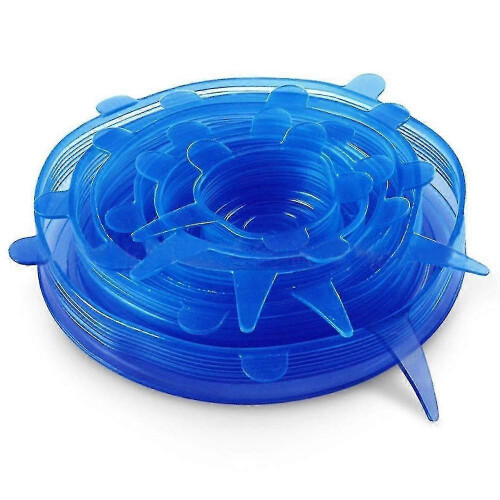 6pcs Universal Silicone Food Wrap Lid-bowl 1