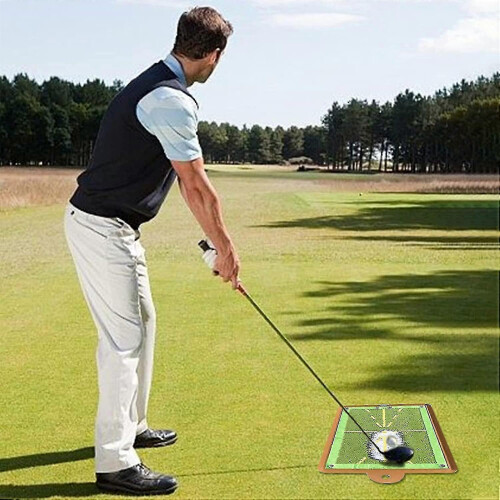 Golf Training Mat for Swing Detection, Advanced Golf Impact Mat, Path Feedback Golf Practice Mat 2