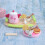 Drink Afternoon Tea Set Kitchen Tableware Educational Toys Play Afternoon Tea Set 10 Pieces 4
