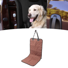 Vordersitzbezug für Hunde - aus weichem Oxford-Stoff, Kaffee